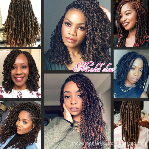Wholesale Purple Juliana 12 Inches Red Spring Twist For Faux Locs Blue Colored Crochet Spring Twist Hair